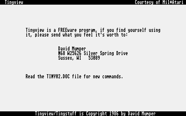 Tiny Stuff atari screenshot